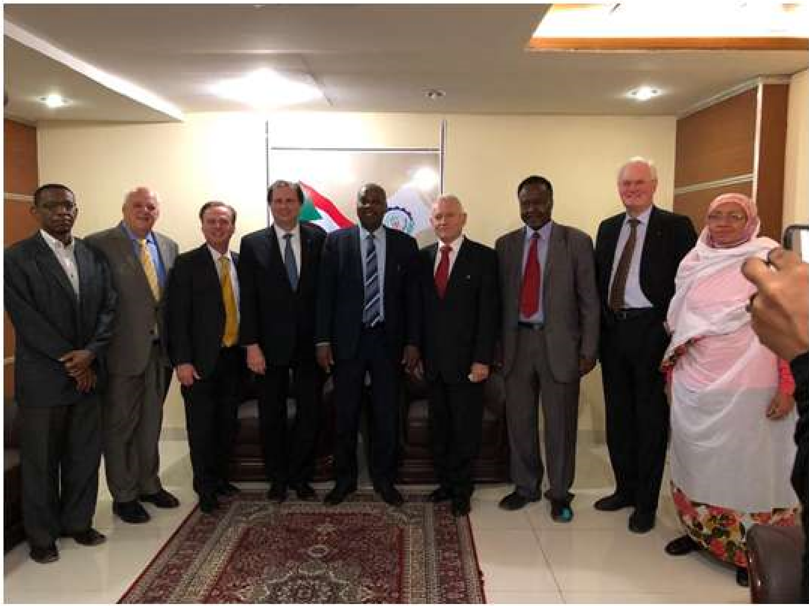 Sudan Delegation with Dr. Musa Karama, Minister of Industry