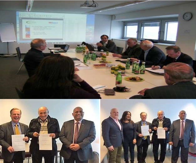 Treffen mit der ägyptischen Delegation / Meeting with the Egyptian delegation